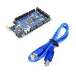 Mega 2560 ATmega2560-16AU Board plus USB Cable compatible with Arduino-0