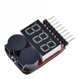 Lipo Voltage Checker 1S-8S with Buzzer Alarm-image-47