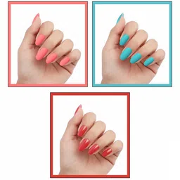 krayons Set of 3 Gel Based Quick Dry Nail Enamel 6ml Each - Shade 01, 13, 06 image 4