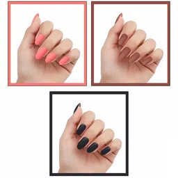 krayons Set of 3 Gel Based Quick Dry Nail Enamel 6ml Each - Shade 01, 18, 07 image 4
