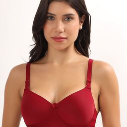 EFFECTINN Women Seamless Non Wired Medium Coverage Lightly Padded All Day Comfort Bra-image-74