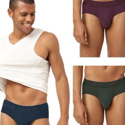 Freecultr Multi Comfort Fit Briefs - Pack of 3-image-58