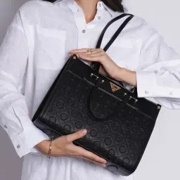 LAVIE Signature Black Logo Satchel Handbag-picture-23