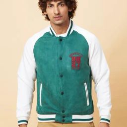 Being Human Green Regular Fit Printed Bomber Jacket-picture-15