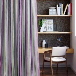 DDECOR Live Beautiful Light Grey 9 ft. Large Door Curtain - Set of 1-image-67