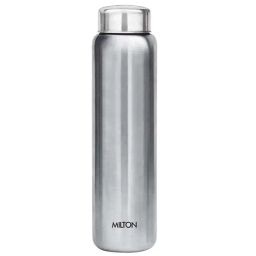 Milton Aqua Silver Stainless Steel Water Bottle (930 ml) - Set of 1-image-66