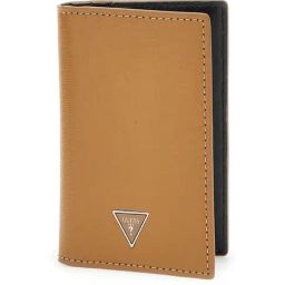 GUESS Sand Textured Leather Tri-Fold Wallet-13