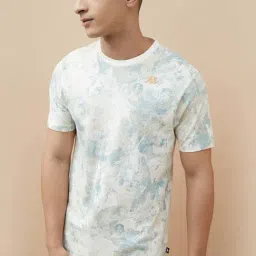 Kappa White Cotton Regular Fit Printed T-Shirt-picture-23