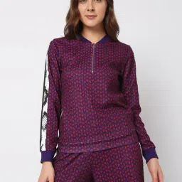 Vero Moda Purple Printed Sweatshirt-image-35