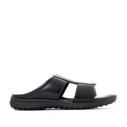 Khadim Men's Black Toe Ring Sandals-picture-16