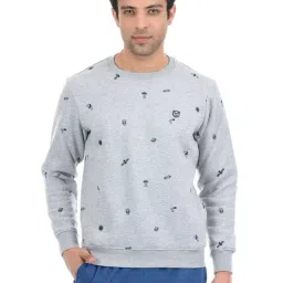 Cloak & Decker by Monte Carlo Grey Regular Fit Sweatshirts-picture-44