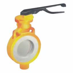 PMW 12 inch 300 mm Cast Steel SGI Teflon FEP/PFA Line Butterfly Valve Lever Operated-picture-30
