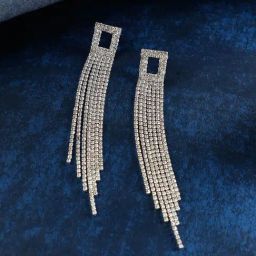 Sohi Camille Dangler Earrings for Women-image-44