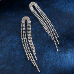 Sohi Cristallo Dangler Earrings for Women-image-39