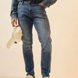 The Bear House Blue Skinny Fit Solid Jeans-picture-48