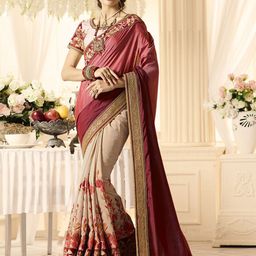 KALINI Woven Design Embroidered Heavy Work Patola Saree-12