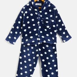 JWAAQ Kids Printed Shirt Collar Sweater With Trousers-image-52