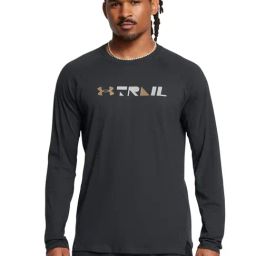 Under Armour Grey Slim Fit Printed Sports T-Shirt-image-20