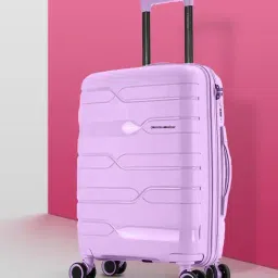 Nasher Miles Paris Hard-sided Polypropylene Check-In  Purple 24 inch |65cm Trolley bag-image-57