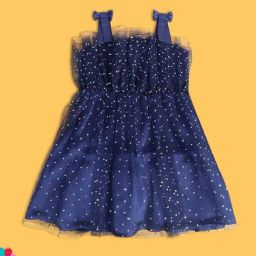 MINIKLUB Kids Navy Embellished Dress-image-30