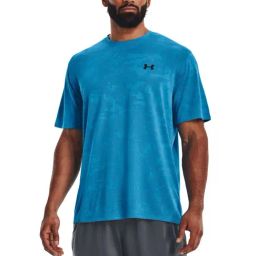 Under Armour Blue Regular Fit Camouflage Sports T-Shirt-image-64