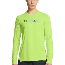 Under Armour Green Slim Fit Printed Sports T-Shirt-picture-31