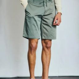 Bruun & Stengade Green Regular Fit Solid Shorts-picture-5