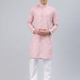 Majestic Man Men Ethnic Motifs Embroidered Thread Work Kurta-picture-56