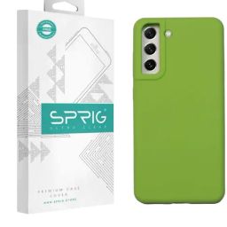 Sprig Liquid Silicone Back Cover for Samsung Galaxy S21 FE 5G (Green)-image-94
