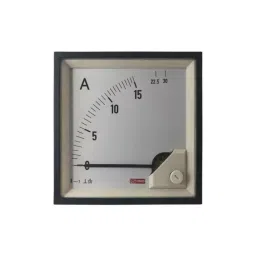 RS PRO Analogue Panel Ammeter 30 (Input) A AC 92x92 mm 1 % Moving Iron, 1862465-56