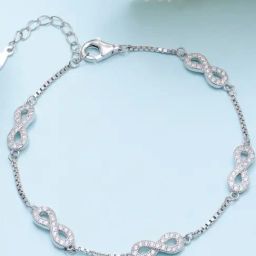 Zavya 92.5 Sterling Silver Bracelet for Women-image-82