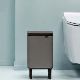 Brabantia Grey Alloy Bo Waste Bin (4 L)-35