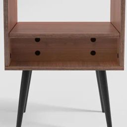 Godrej Interio Davy Engineered Wood Corner Table Finish Color - Brown, Knock Down-image-43