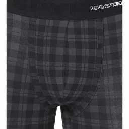 UnderJeans by Spykar Black Check Trunks image 4