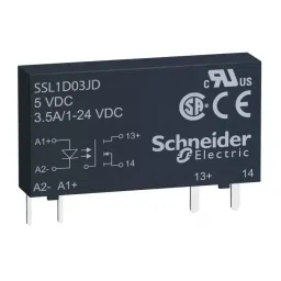Schneider Electric Harmony Relay Series 3.5 A Load PCB Mount 24 V DC Load 12 V DC Control Solid State Relay, SSL1D03JD-14