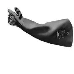 Ansell AlphaTec 09-430 Black Cotton Jersey Chemical Resistant Work Gloves Size 10 Neoprene Coating, 9430100 (1 Pair)-picture-38