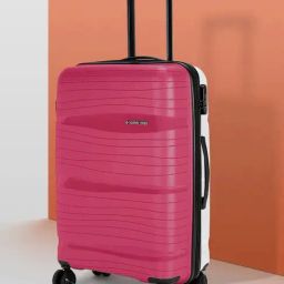Nasher Miles Nicobar Hard-Sided Polypropylene Cabin Luggage Plum and White 20 inch |55cm Trolley Bag-picture-37