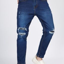 FOUL CHILD Men Skinny Fit Highly Distressed Light Fade Stretchable Jeans-image-62