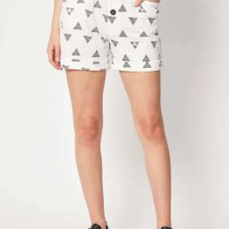 ZASTRAA WhitePrint Shorts-picture-22