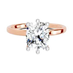 Sparkles Lab Grown Diamond 14k (585) Rose Gold Ring Women-picture-6