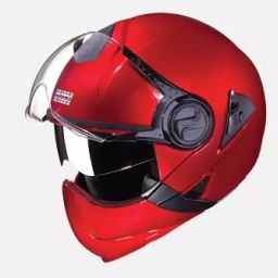 Studds Cherry Red Large (580 mm) Flip Off-Full Face Helmet, Downtown-image-62