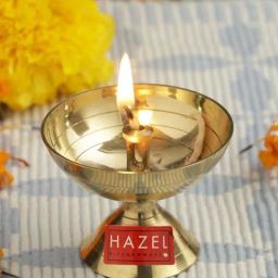 Hazel Golden Brass Large Diya-image-81