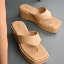 Rocia by Regal Women's Beige Thong Sandals-image-32