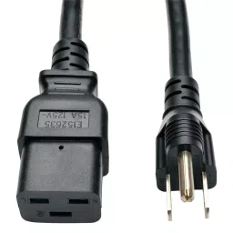 EATON TRIPP LITE PWR CORD, IEC C19/NEMA 5-15P, 2.4M, 15A, P034-008-image-1