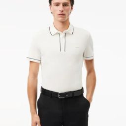 Lacoste White Regular Fit Polo T-Shirt-image-31