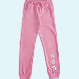 Pantaloons Junior Pink Cotton Printed Trackpants-image-60