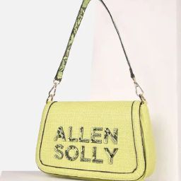 Allen Solly Green Textured Free Size Shoulder Handbag-35