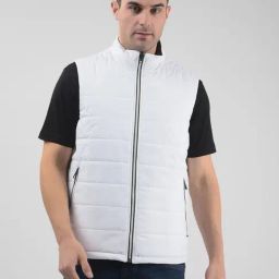 Numero Uno White Regular Fit Quilted Reversible Jacket-image-42