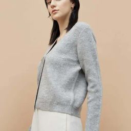 Code by Lifestyle Grey Self Pattern Cardigan image 3