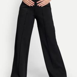 Broadstar Black Relaxed Fit High Rise Trousers-image-68